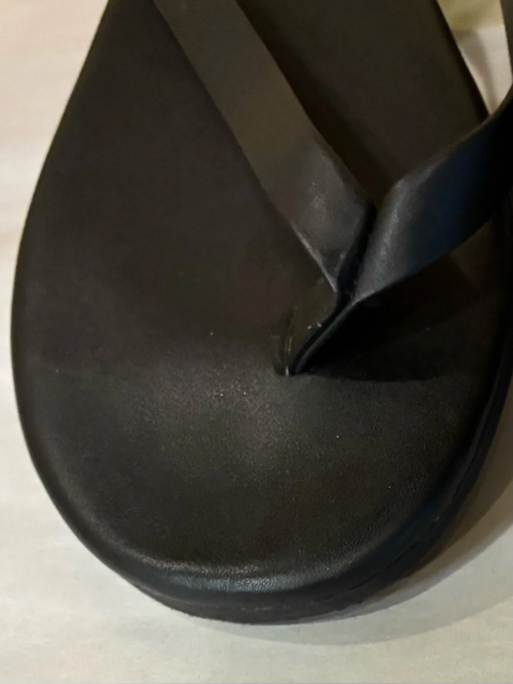 Tkees Boyfriend Flip Flop Black SZ. 9 - Picture 4 of 13